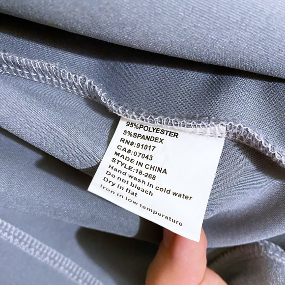 LUNA MOON faux-suede light blue size L jacket - Picture 6 of 8